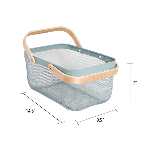 SANHSEHOME lightweight storage bin, easy to move around the kitchen or garden.