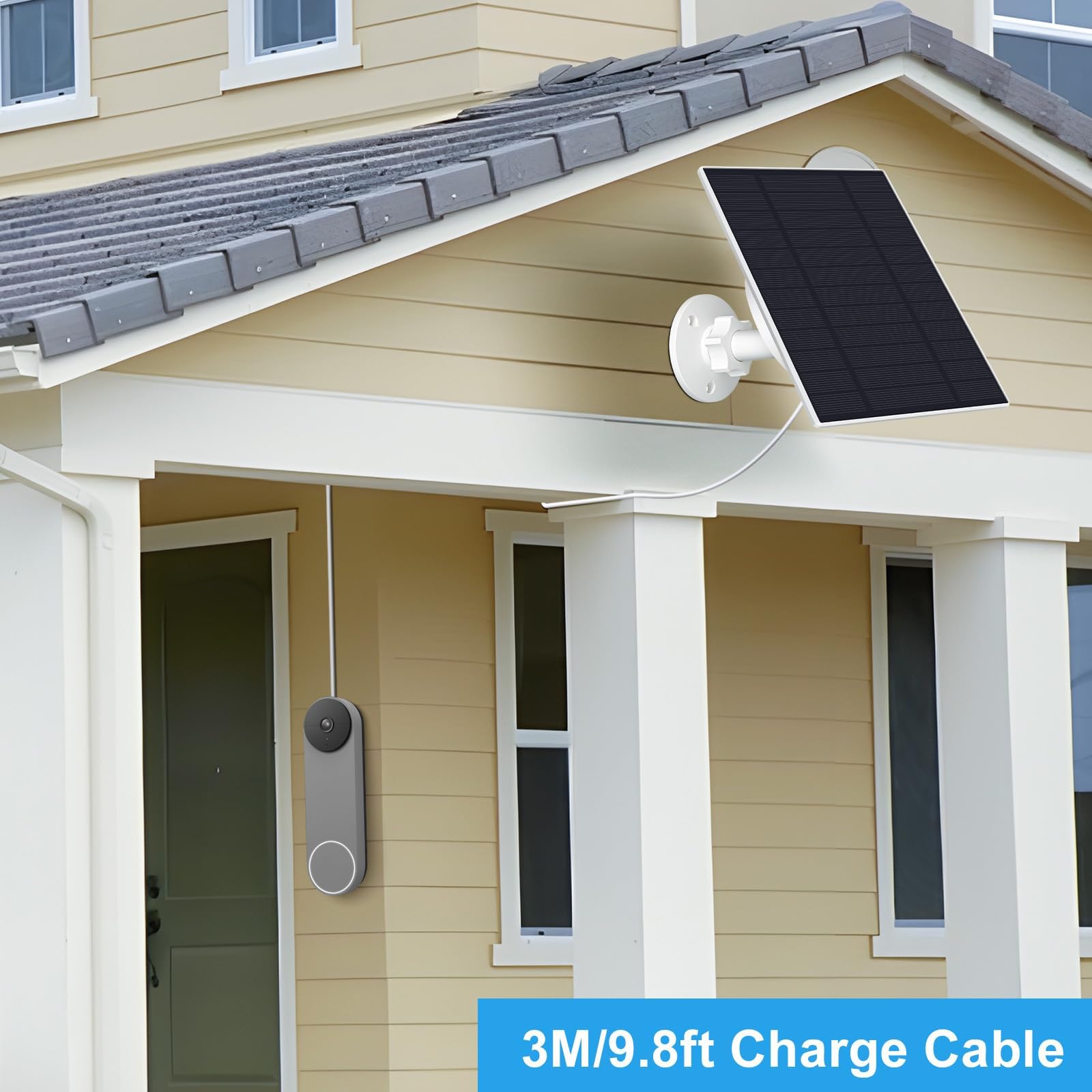 SANKABA 360° adjustable bracket enables angle customization for best sun exposure.