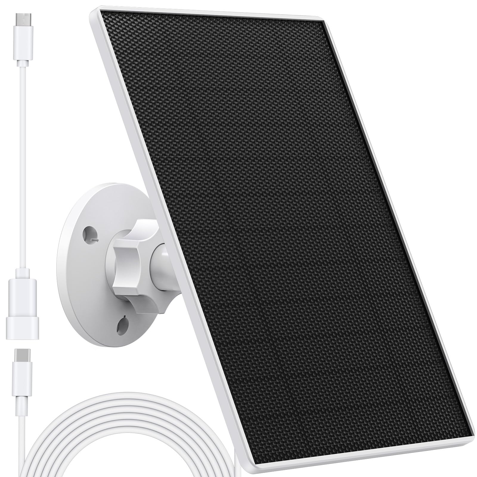 SANKABA solar panel for Eufy camera front view powers outdoors