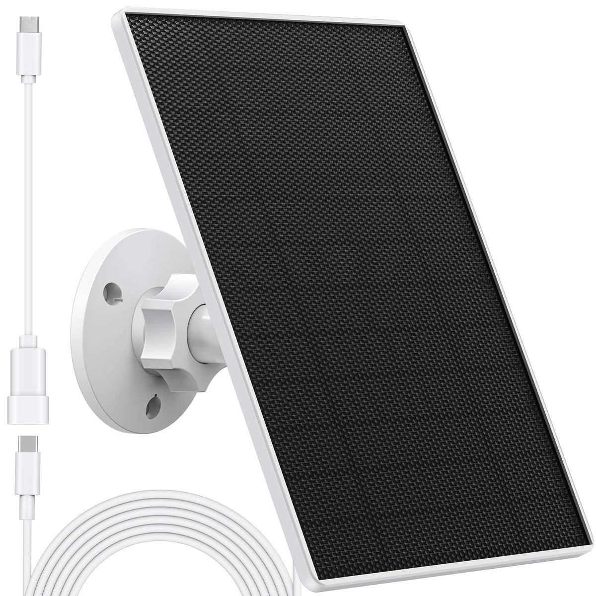 SANKABA solar panel for Eufy camera front view powers outdoors