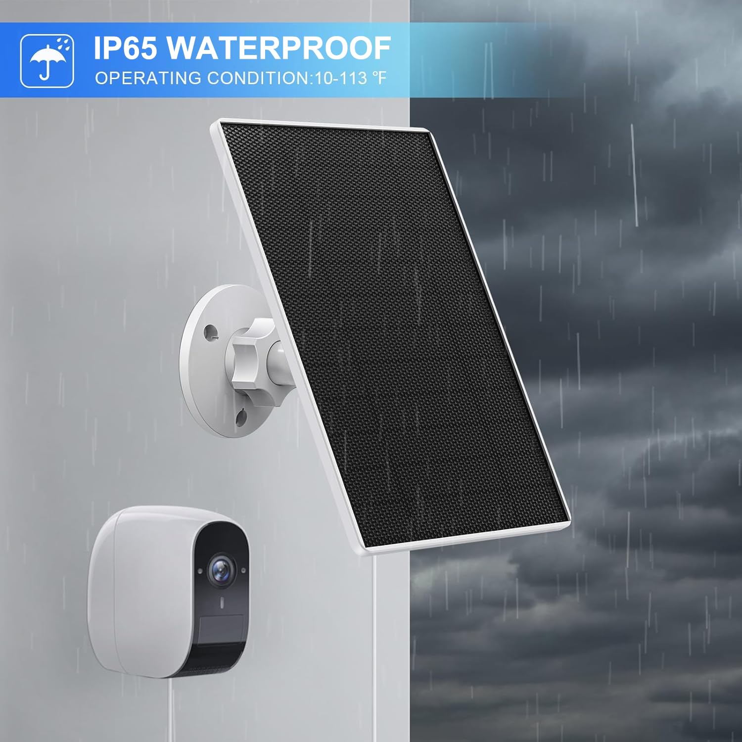SANKABA IP65 waterproof solar panel withstands outdoor conditions