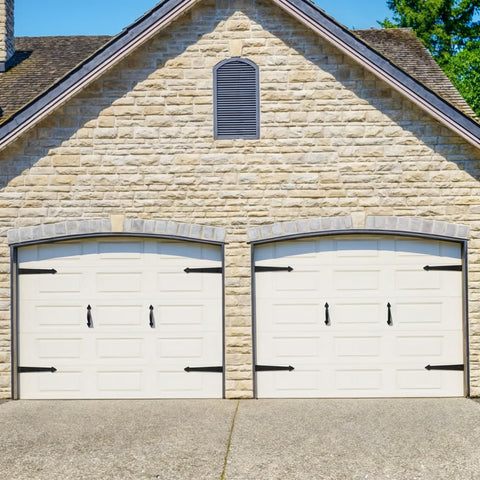 SANKEYTEW decorative door handles add carriage style to steel doors
