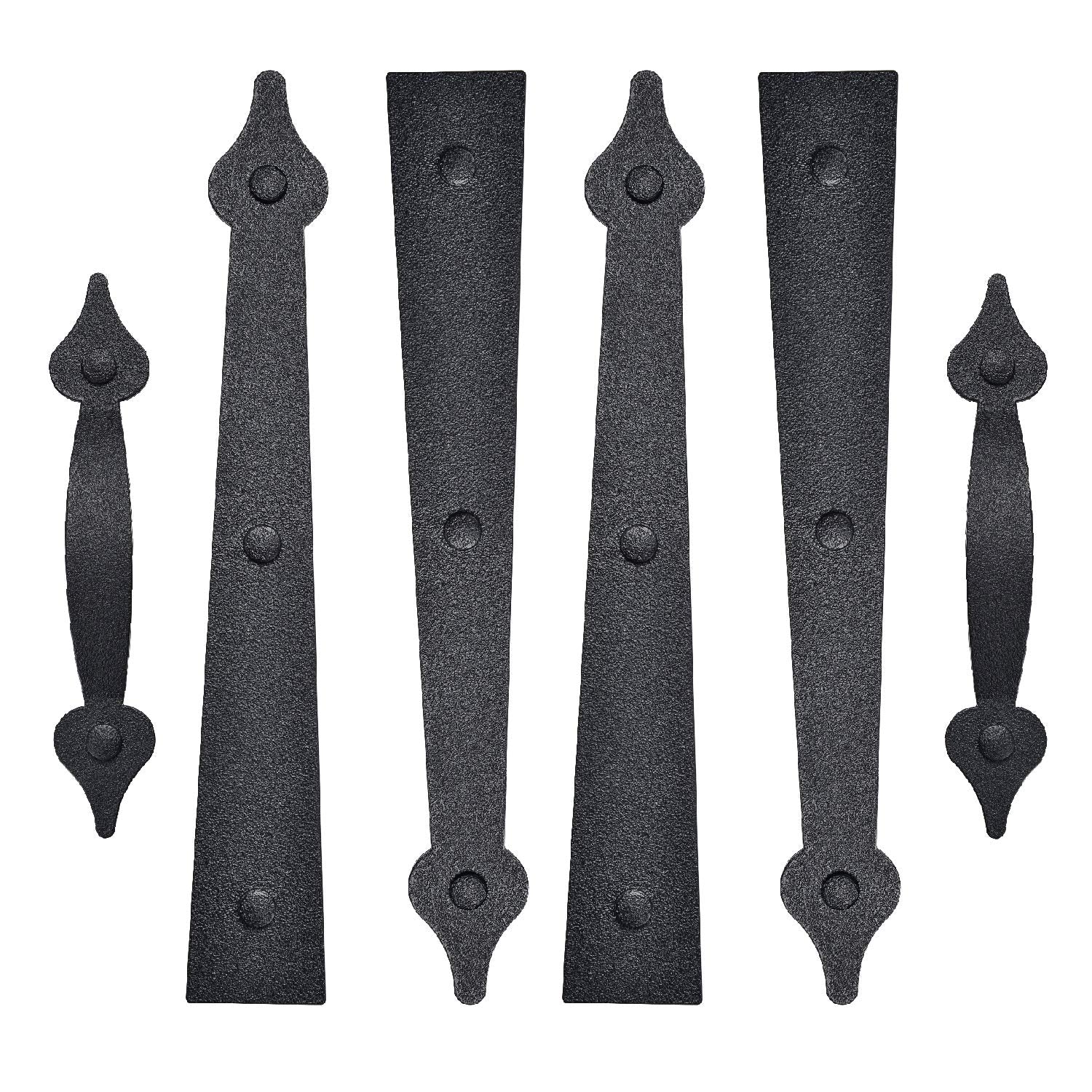 SANKINS black frosted handles add curb appeal with effortless magnetic retrofit.