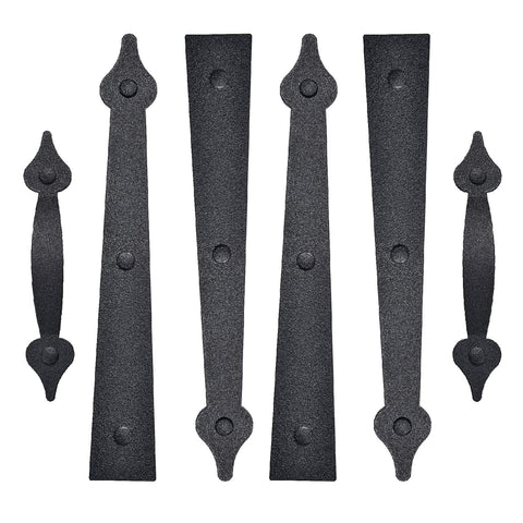 SANKINS black frosted handles add curb appeal with effortless magnetic retrofit.