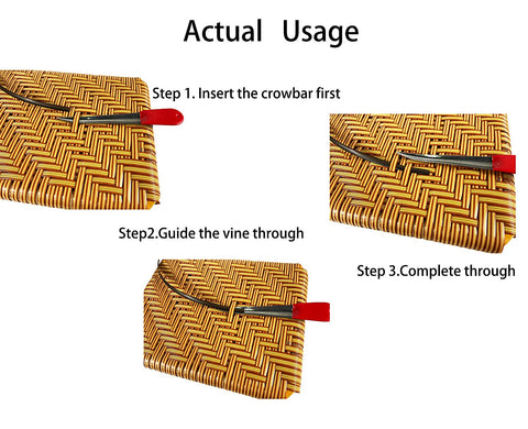 SANMENMO no metal burrs finish reduces snags during weaving tasks.