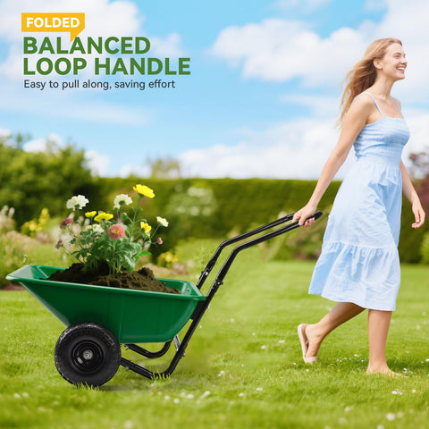 SANMEO easy-store folded cart position for compact storage