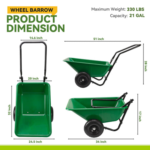 SANMEO rustproof steel frame ensures long-lasting durability during outdoor tasks
