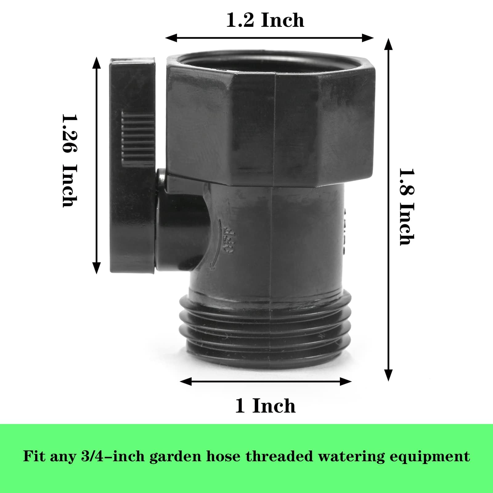 Sanpaint 12-pack features adjustable flow control for precise watering without waste.
