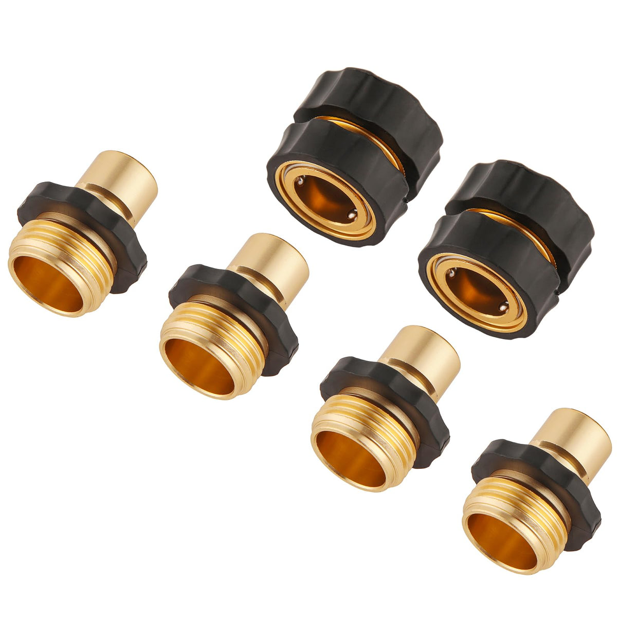 Sanpaint 3/4 inch quick connector set for hassle-free hose setup.