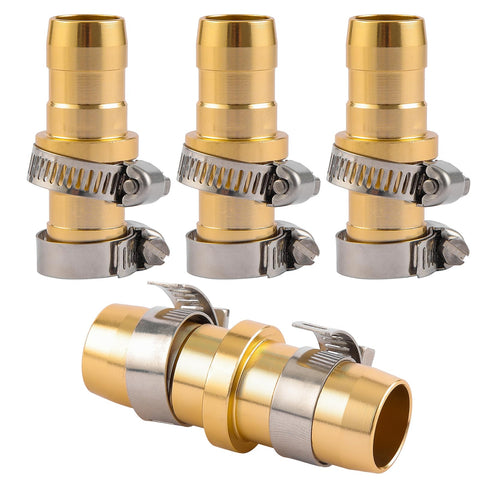 Sanpaint 4-pack garden hose connectors designed for quick repairs.