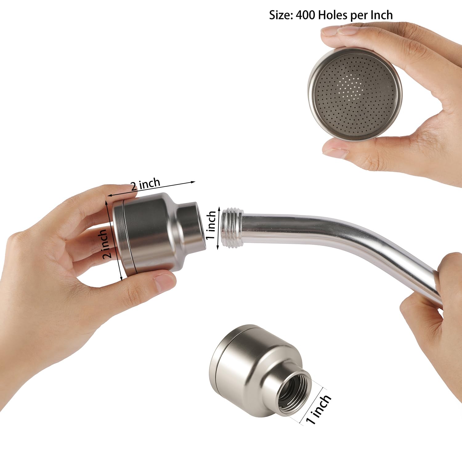 Sanpaint nozzle with 400 holes per inch for full-flow shower on flowers