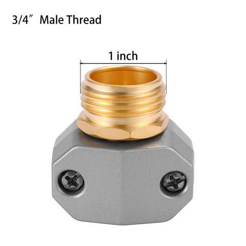 Sanpaint aluminum male coupling close-up highlighting durable metal finish