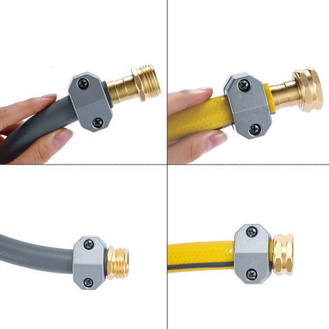 Sanpaint assembled hose connection demonstrates quick, tool-free installation.