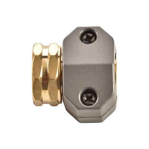 Sanpaint brass female hose connector with zinc clamp for quick, leak-free fixes.