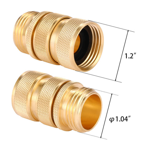 Sanpaint brass quick-connect female fitting for secure hose connections