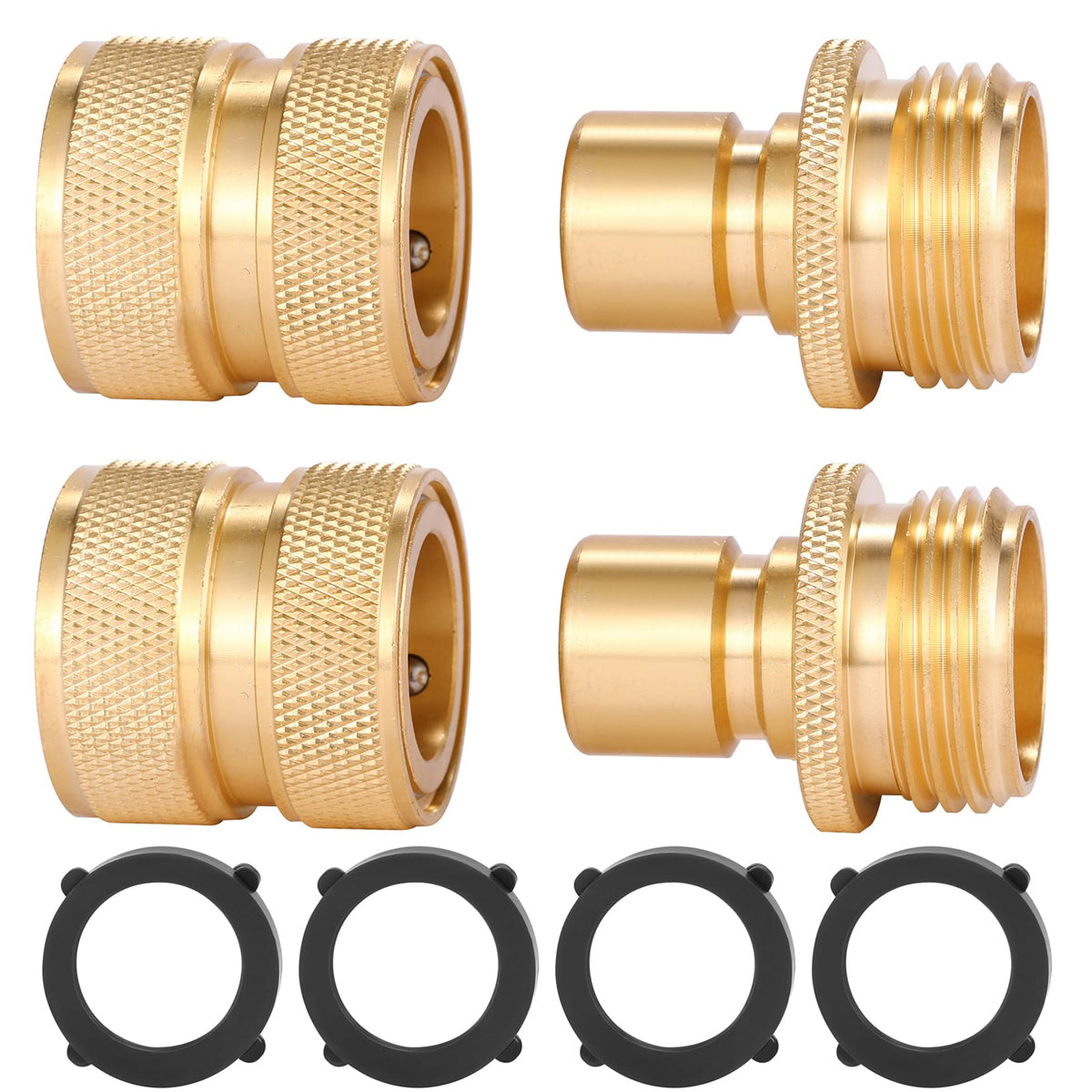 Sanpaint brass quick-connect male fitting for rapid hose changes