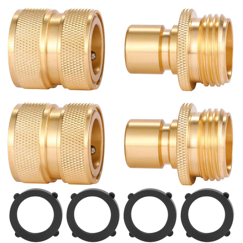 Sanpaint brass quick-connect male fitting for rapid hose changes