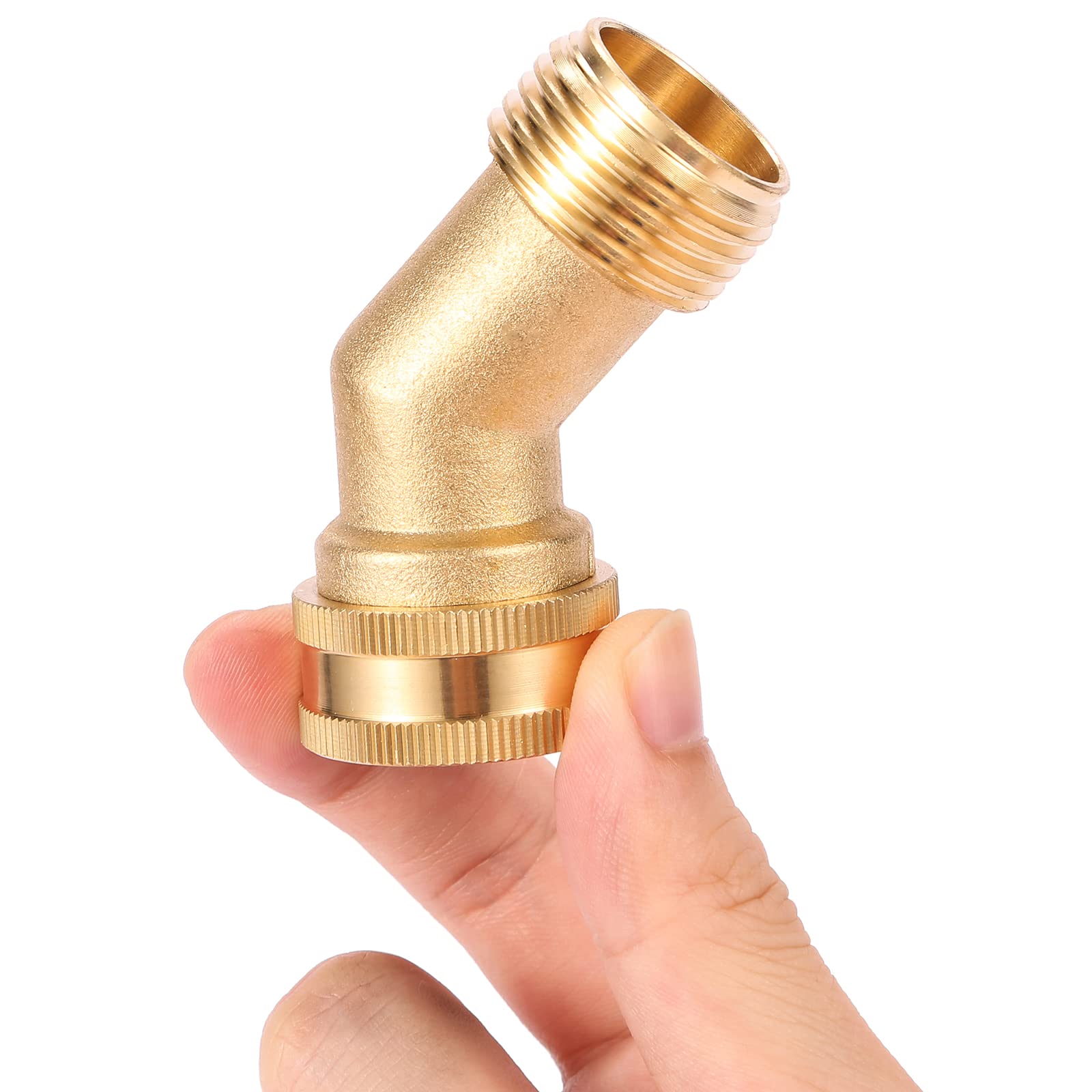 Sanpaint brass gooseneck adapter for precise hose alignment