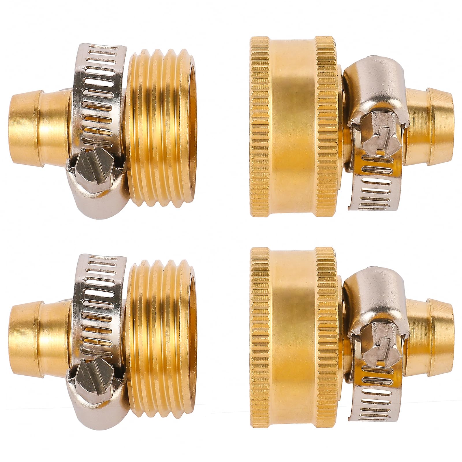 Sanpaint brass hose connector close-up highlighting durable brass construction