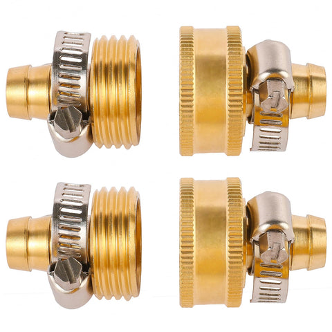 Sanpaint brass hose connector close-up highlighting durable brass construction