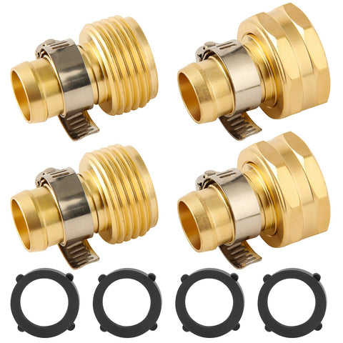 Sanpaint brass male hose repair connector for durable, leak-free joins.