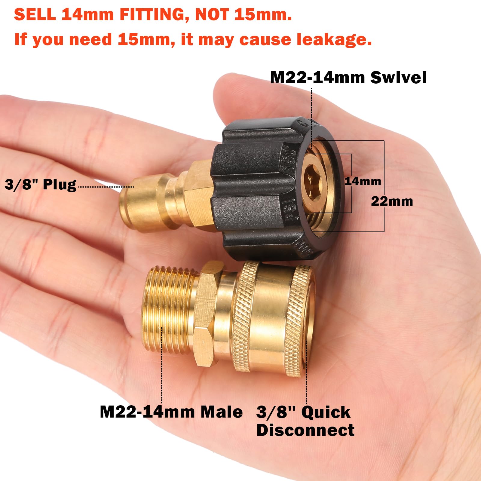 Sanpaint brass quick-connect adapters in assembly showing secure connections.