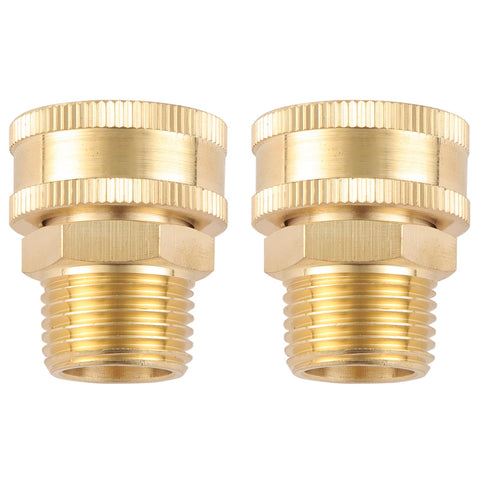 Sanpaint dual-swivel connector eases turning without twisting hoses.