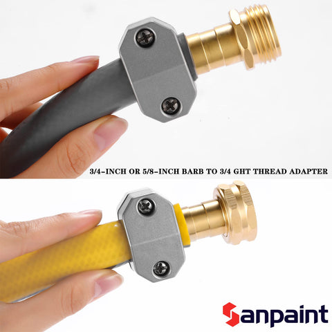 Sanpaint easy-install hose repair design for quick outdoor fixes.