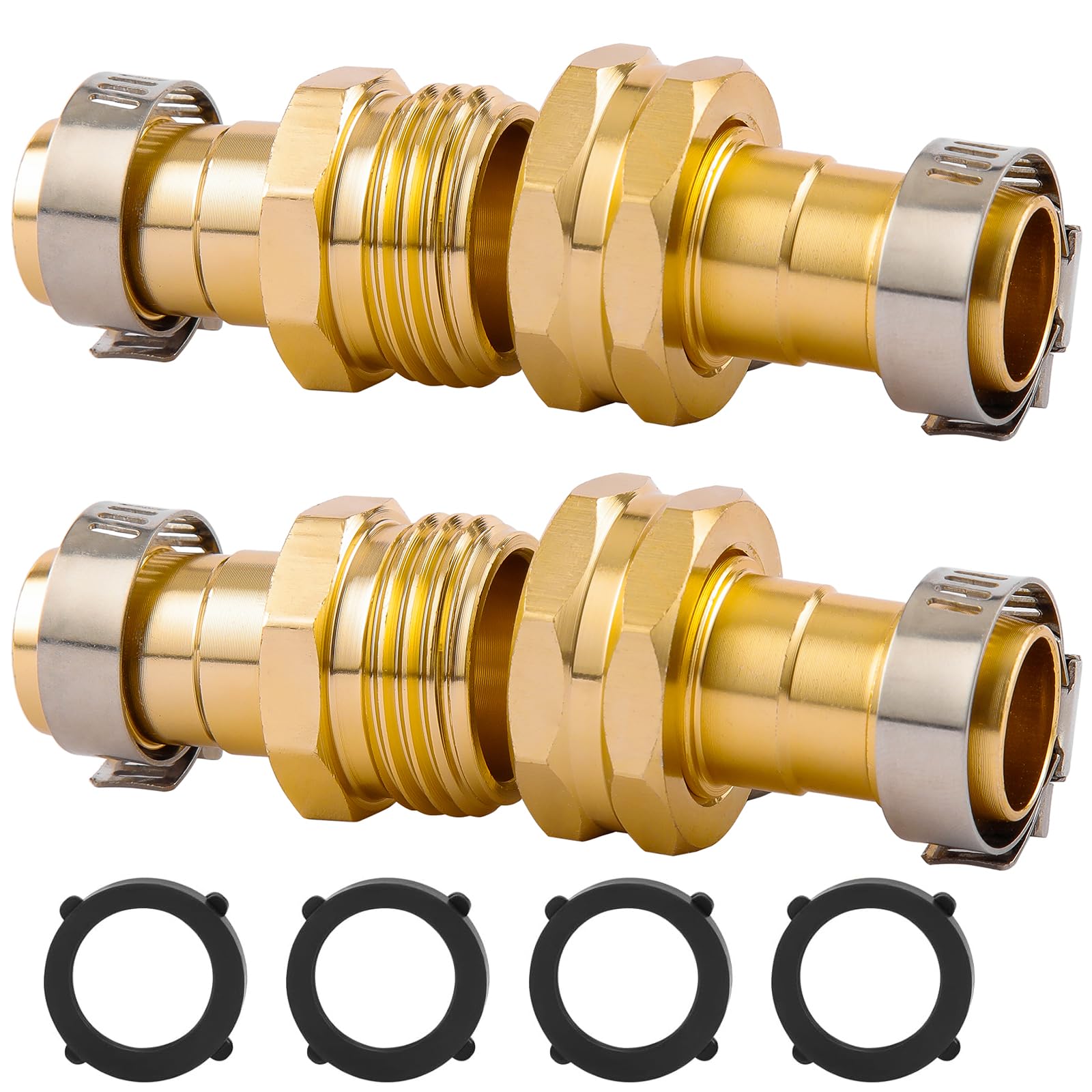 Sanpaint garden hose repair connector clamps for a secure hose-to-fittings join