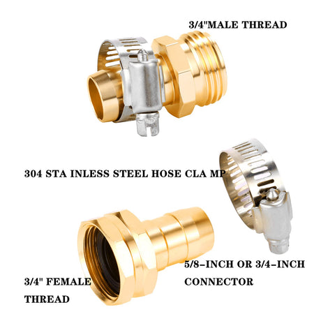 Sanpaint garden hose repair connector female fittings for durable connections