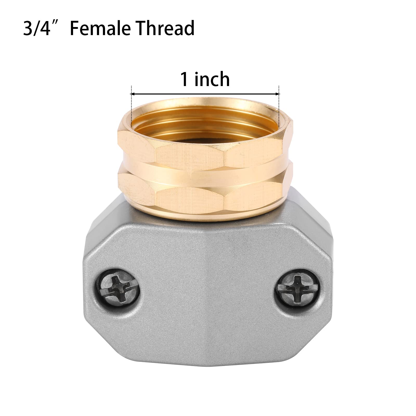 Sanpaint hose connector kit shows clamp and screws for quick installation.