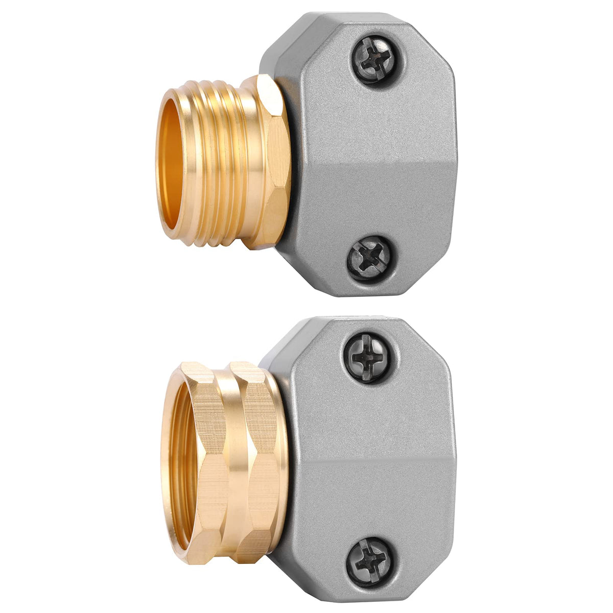 Sanpaint female hose connector close-up showing precision threads for leak-free repair.