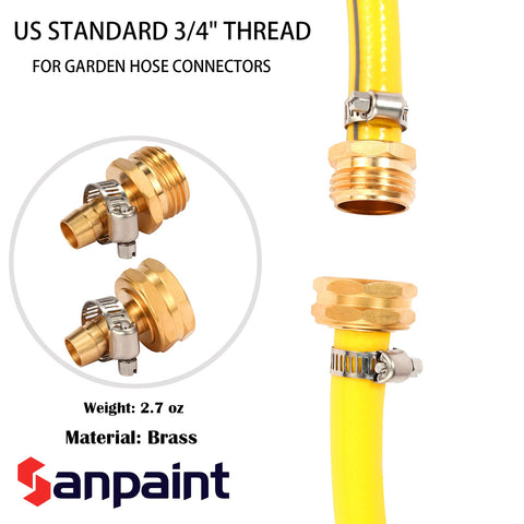 Sanpaint kit in use demonstrates simple, tool-free connection and disconnection.