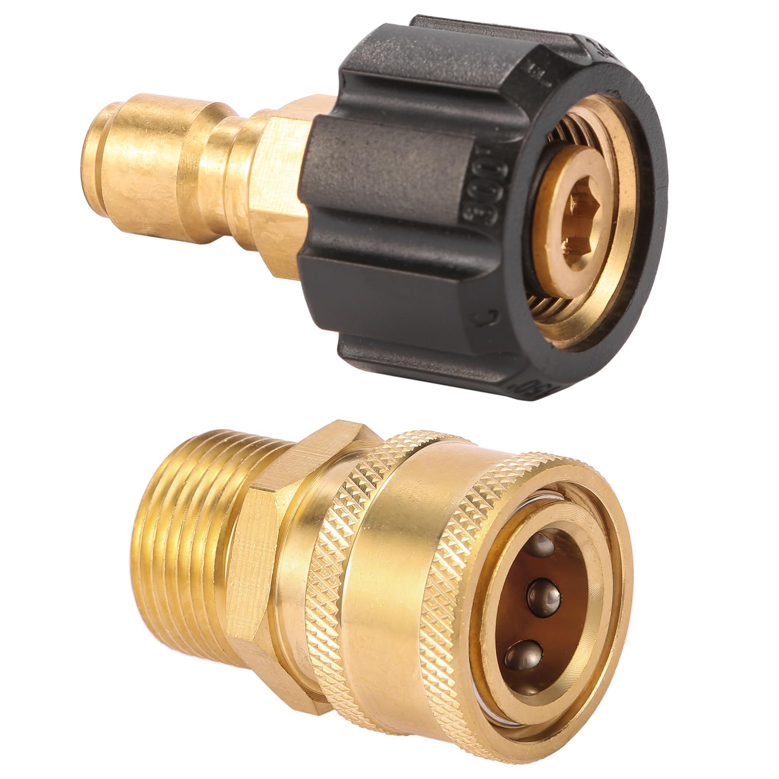 Sanpaint M22-15 swivel for secure quick-connect on pressure washers.