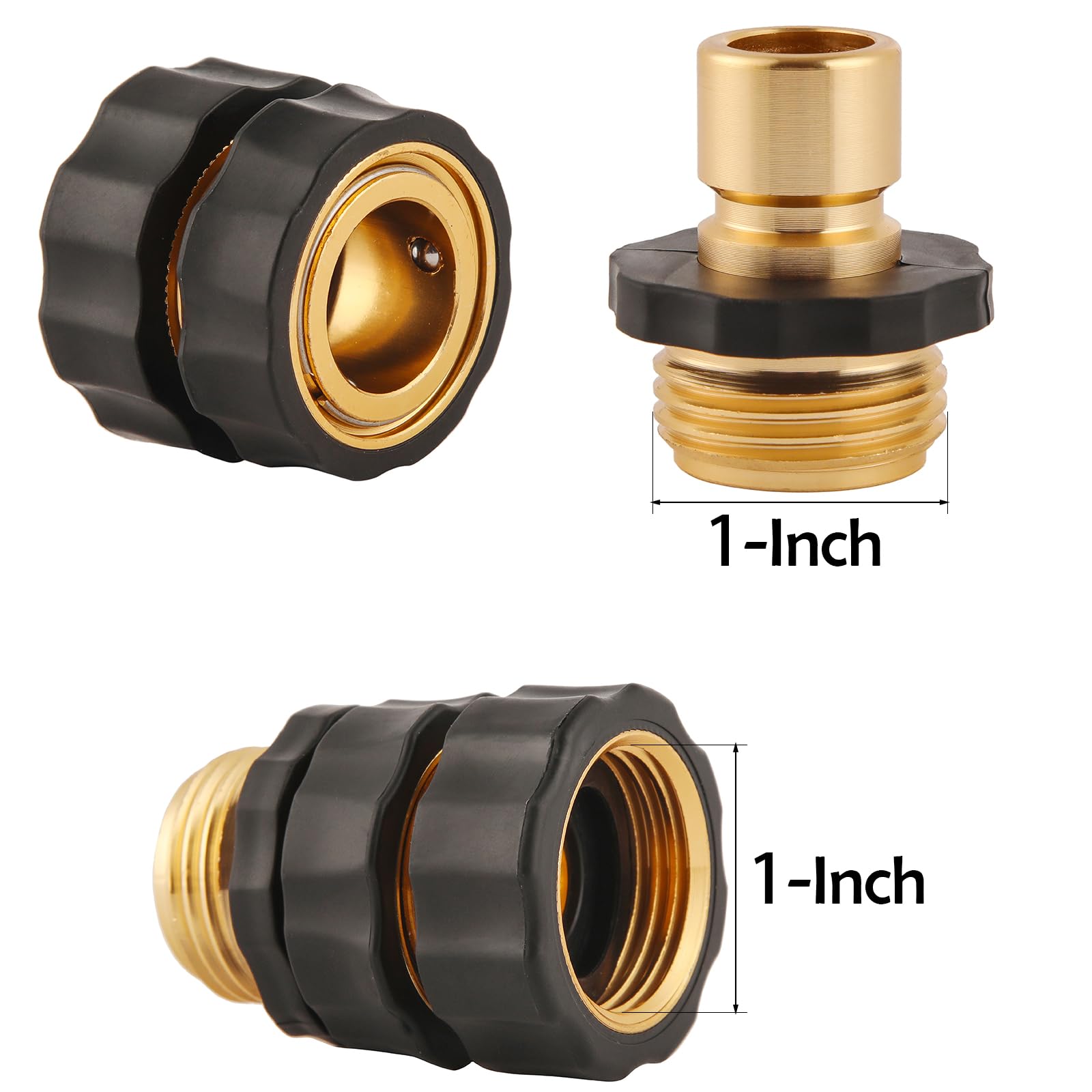 Sanpaint male quick connect fittings enabling fast hose attachment and detachment.