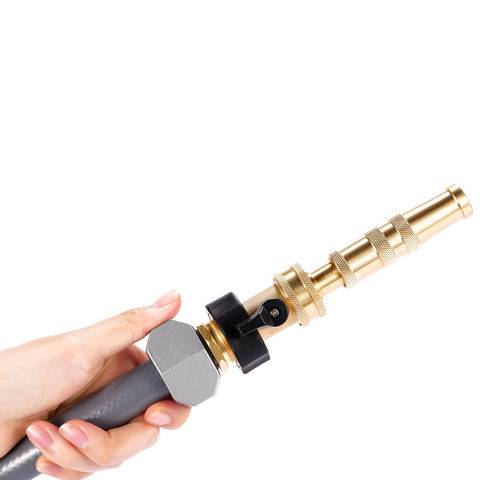 Valve in use on a sprinkler line demonstrating adjustable flow control.