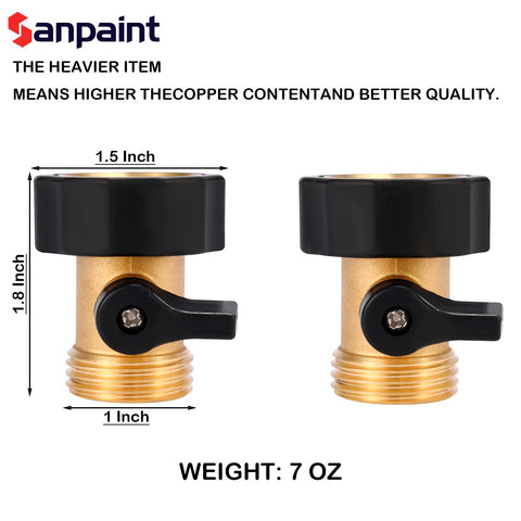 Sanpaint packaging and valves ready for outdoor storage and quick replacement.
