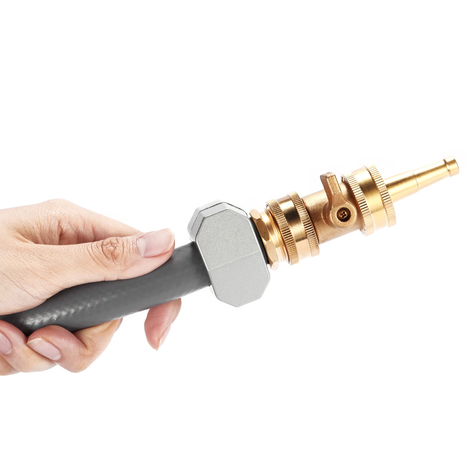 Sanpaint Sweeper Nozzle provides broad spray for garden watering