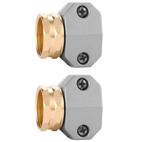 Sanpaint zinc-aluminum female coupling for 5/8-inch hose provides a secure repair connection.