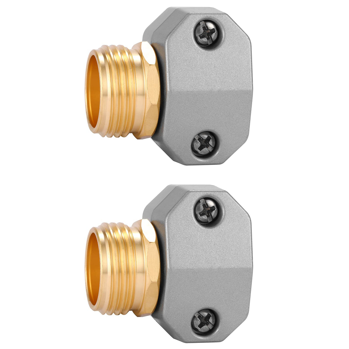 Sanpaint zinc and aluminum male coupling close-up showing precise threads for a secure connection