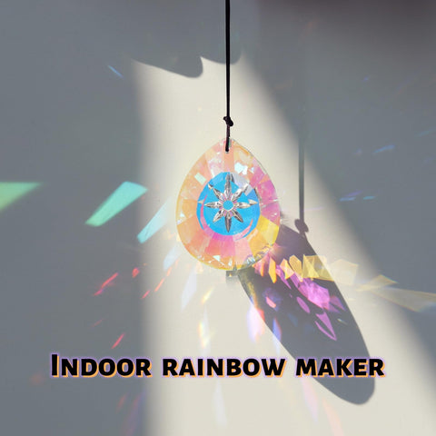 SANPLMG window suncatchers brighten gardens with dancing rainbow light