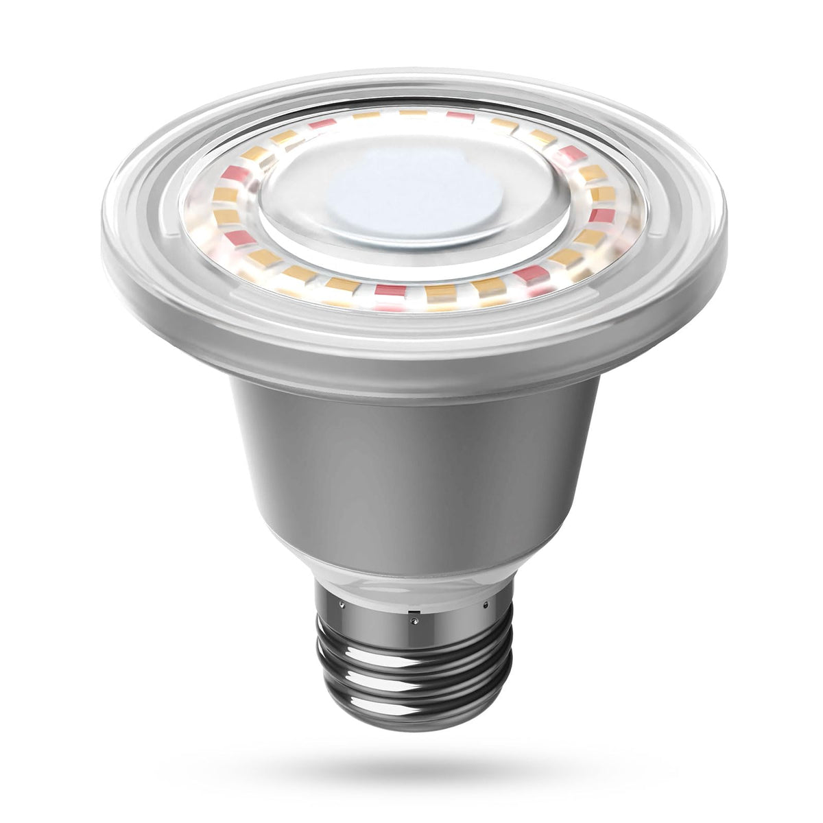 SANSI BR20 grow light bulb indoors delivers full spectrum for healthy indoor seedlings.