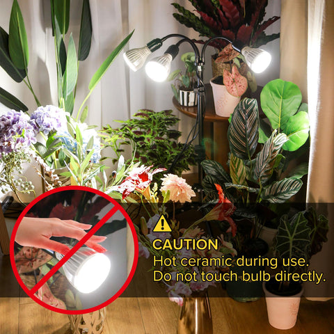 SANSI full-spectrum 4000K light supports plant growth through all stages.
