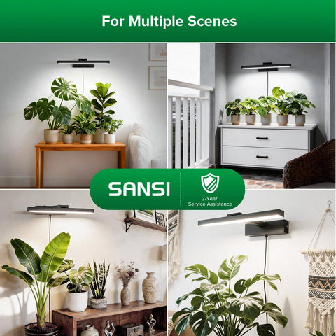 SANSI full-spectrum daylight at 4000K supports multiple growth stages.