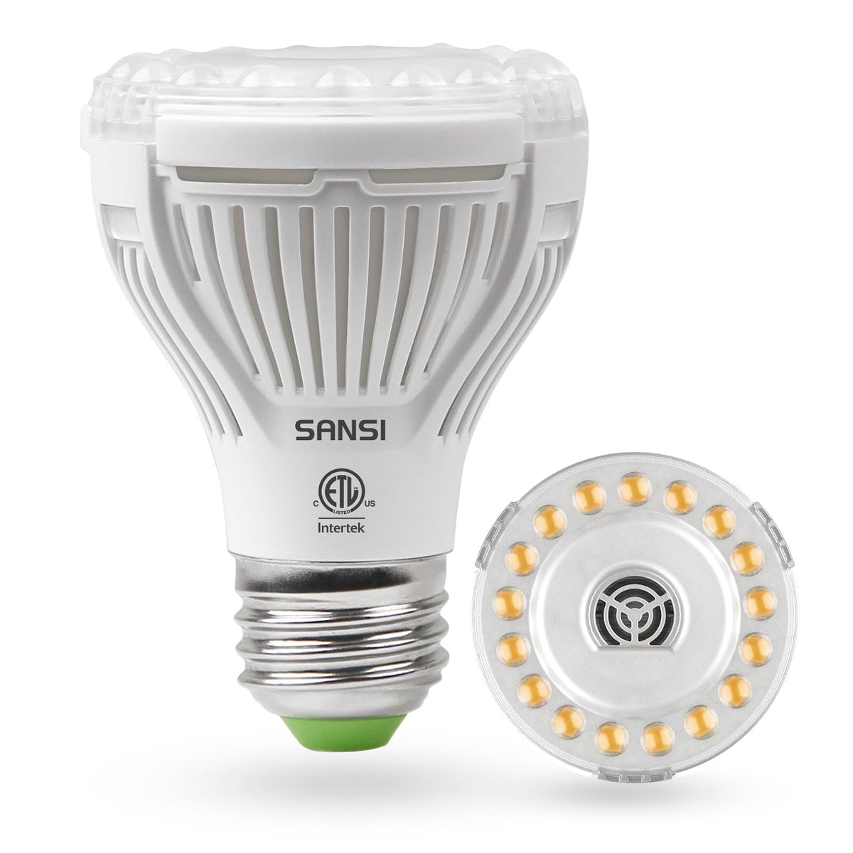 SANSI grow light delivers 4000K daylight for vibrant indoor seedlings.