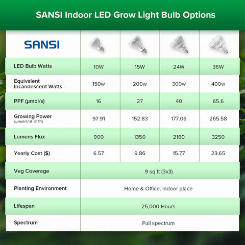 SANSI 5-year warranty offers long-term peace of mind.
