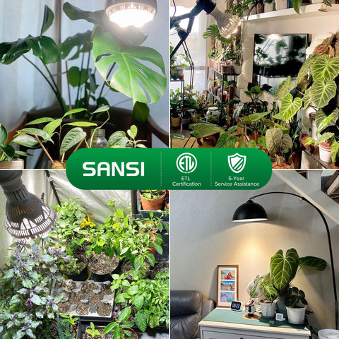 SANSI ETL-listed fixture ensures safety and reliable performance.