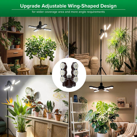 SANSI remote control dimming and timer helps tailor light to plant needs.