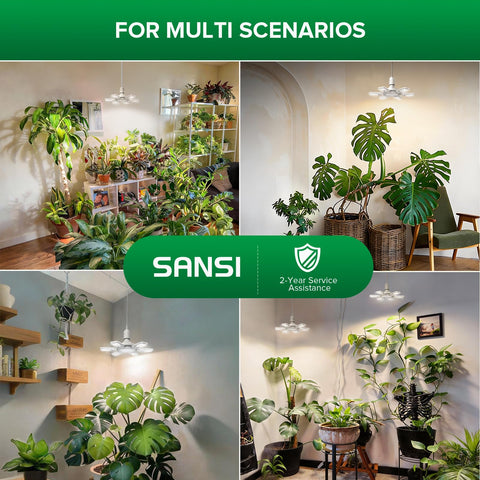 SANSI 30W, 2000lm output balances power and efficiency.