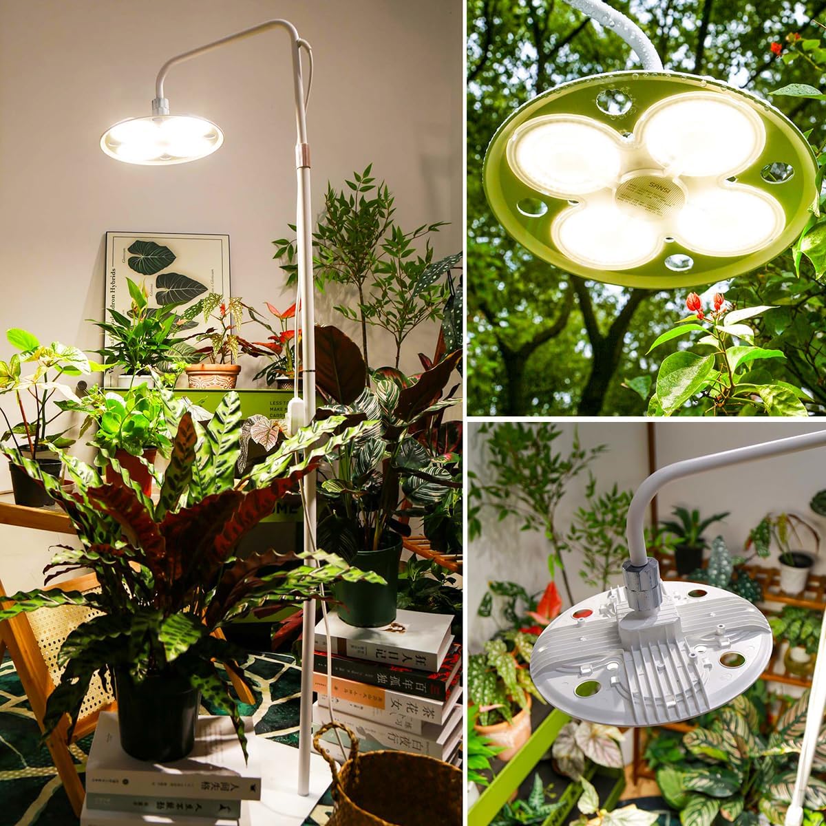 SANSI Grow Lights lens and optics improve even light distribution